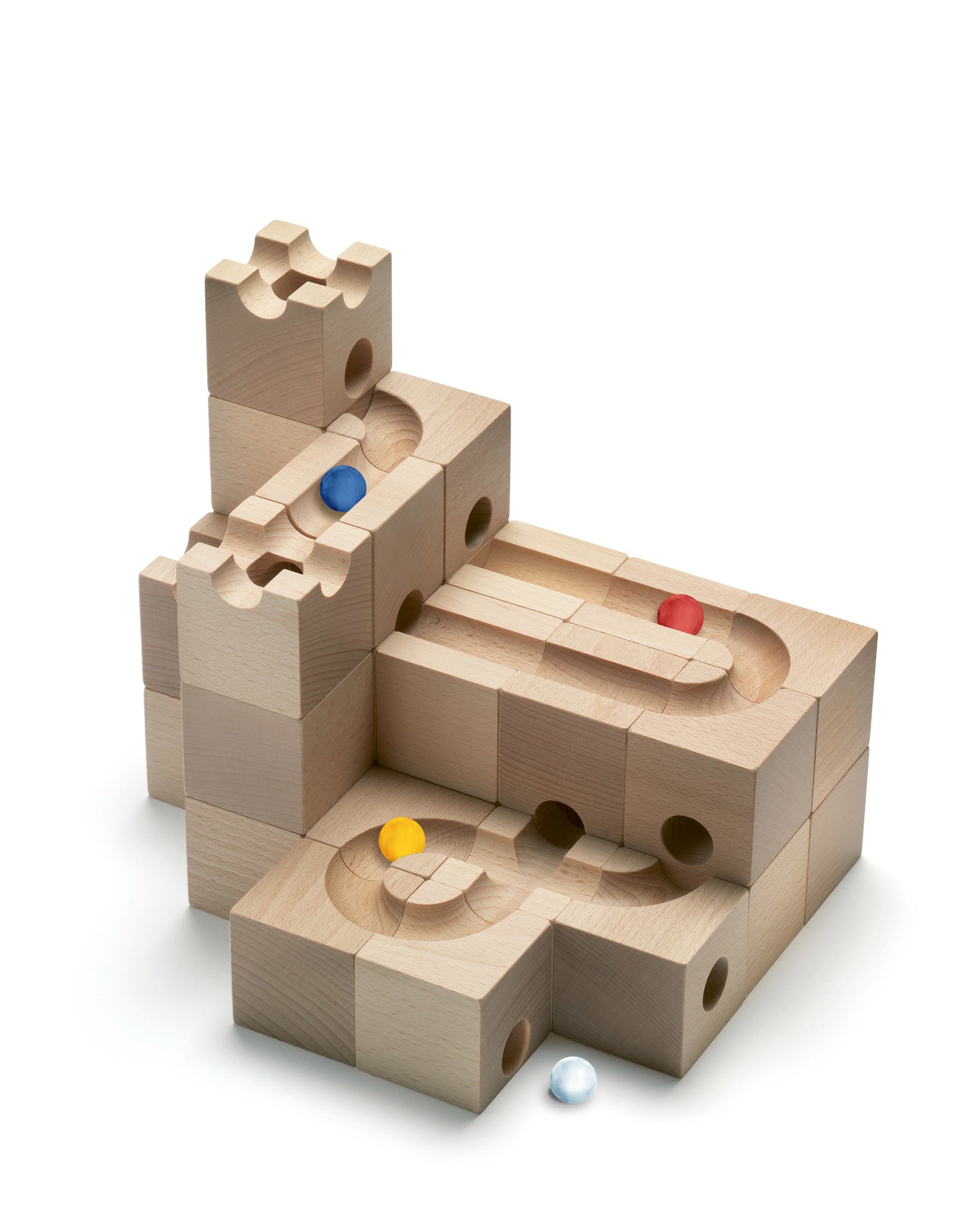p*n様 CUBORO STANDARD 32 Starter Set Cuboro houten knikkerbaan Standaard 32 | Ziloen