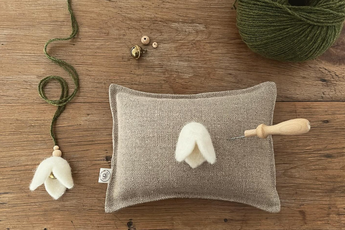 DIY sneeuwklokjes ketting