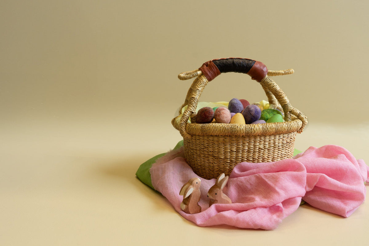 DIY paaseieren vilten