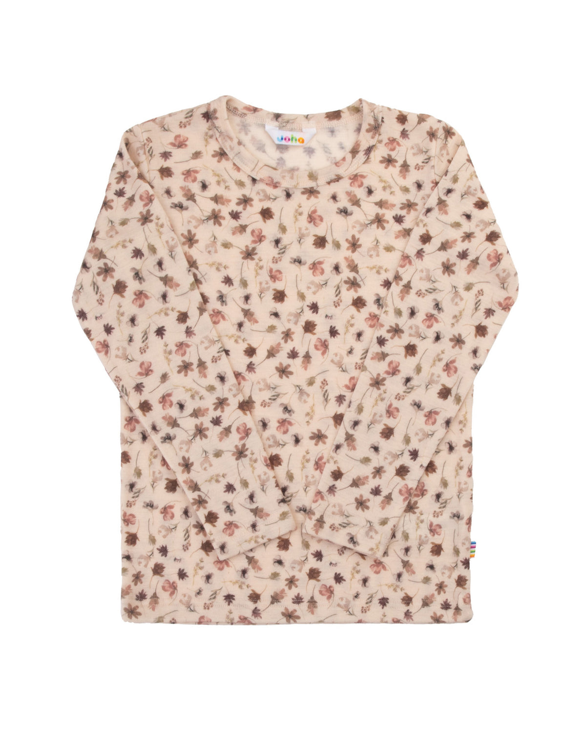 Kinder longsleeve van wol - light pink