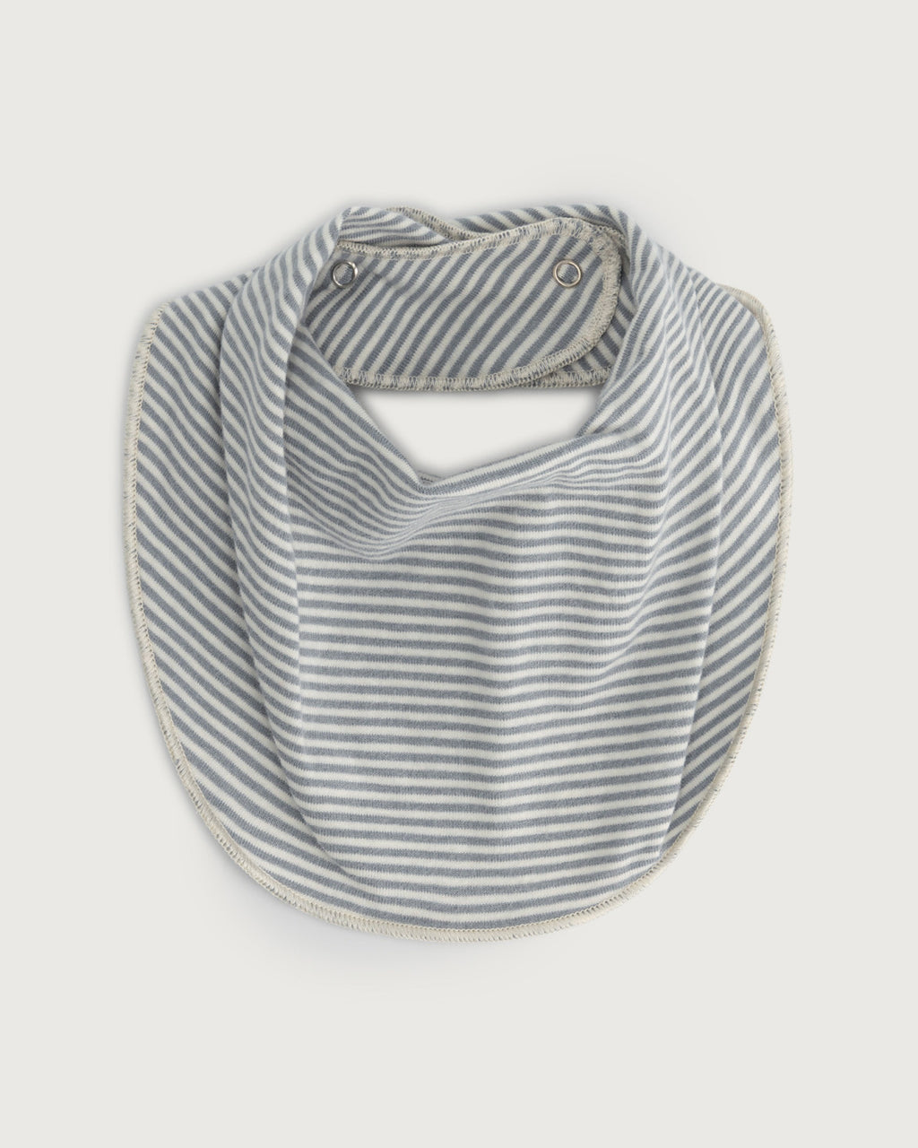 44-359-14276 baby bib - stone grey:cream 1