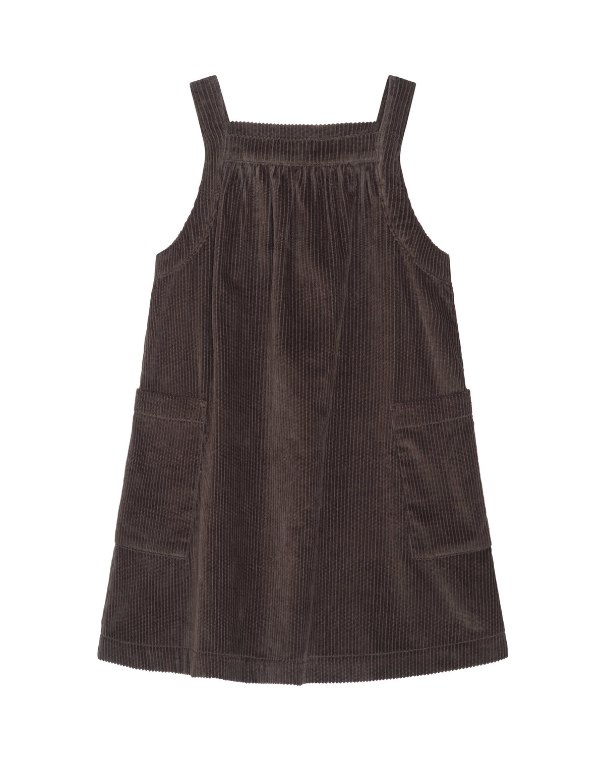 Kinder corduroy spencer jurk - earth