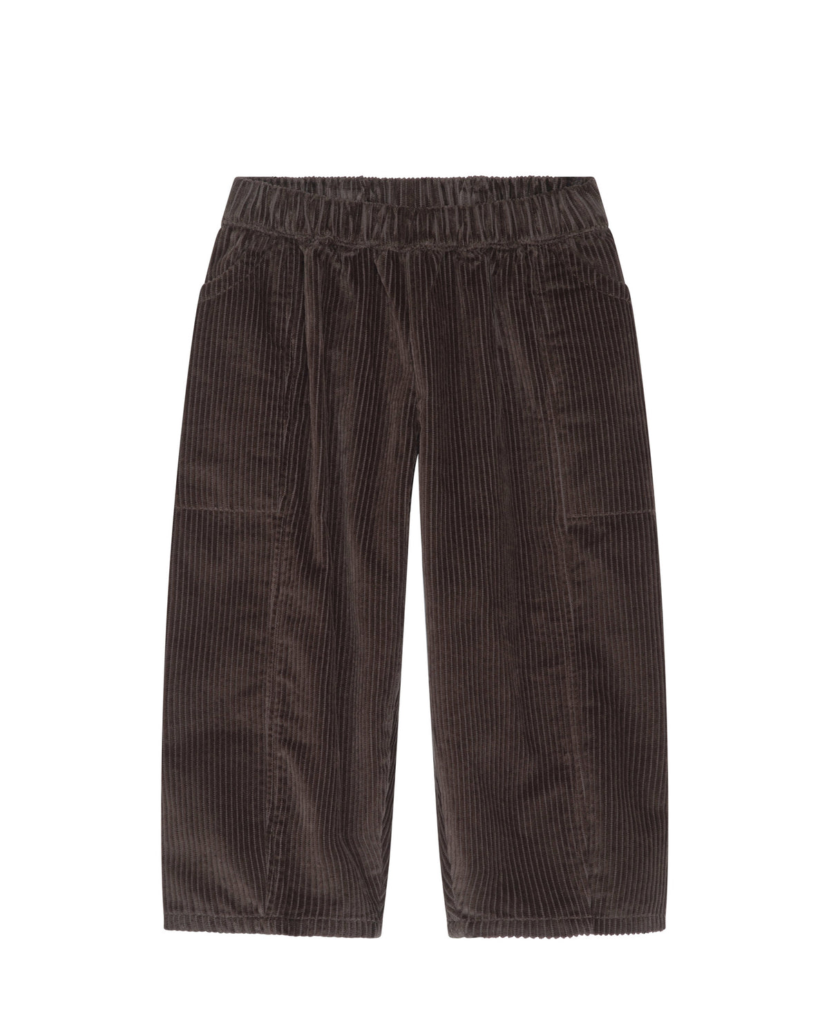 Children's corduroy barrel pants - earth 