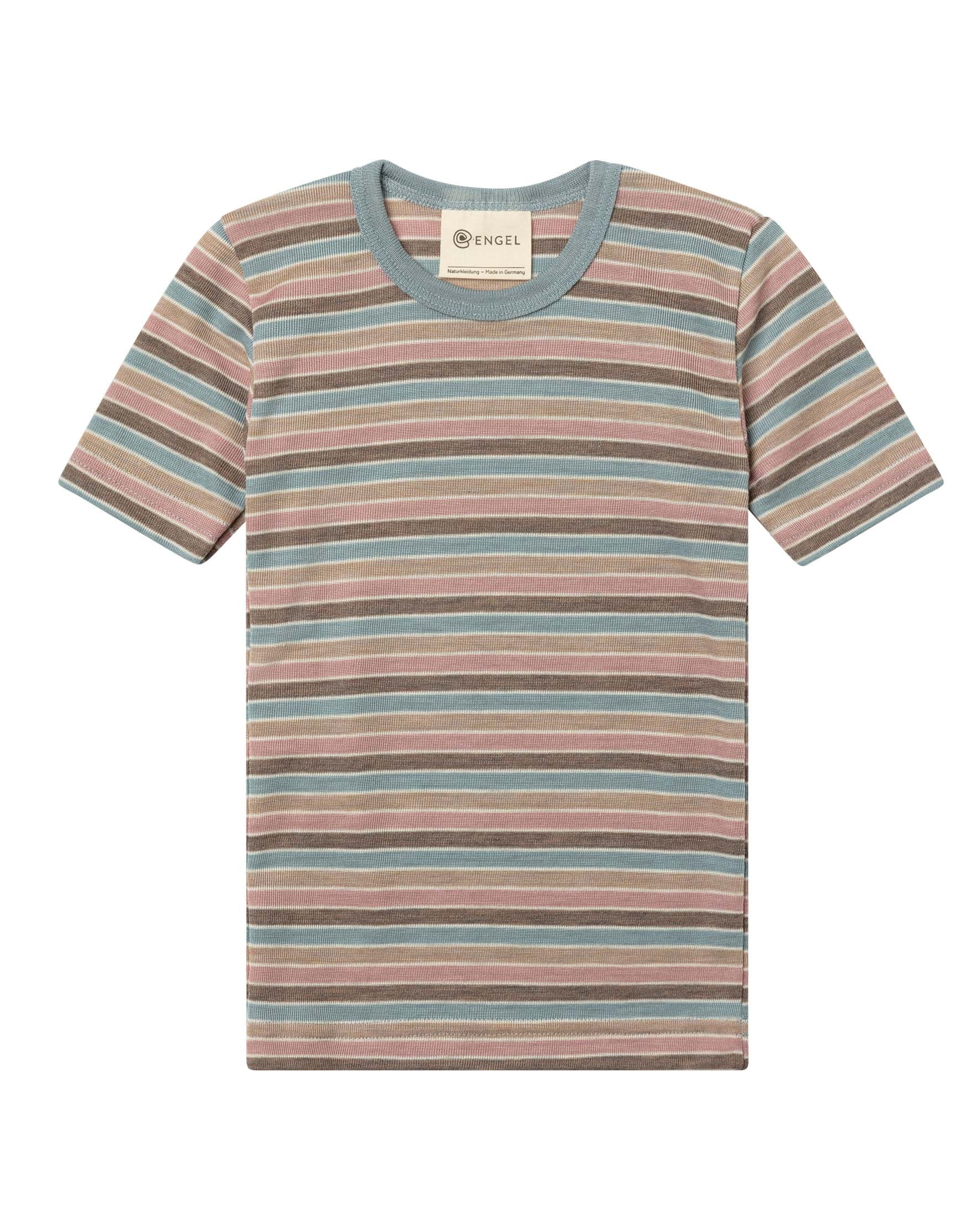 T-Shirt Kids Wool/Silk - Saffron