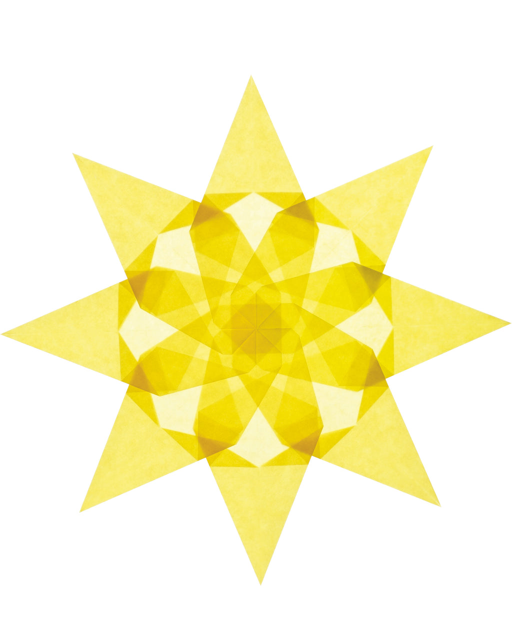 Folding set stars average - light blue