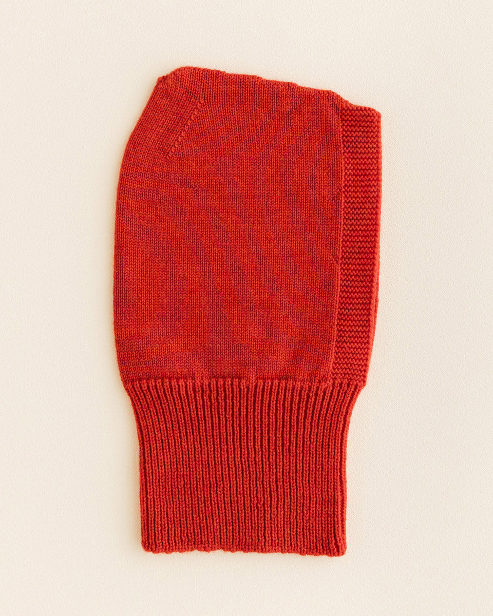 Balaclava van merino wol Eddy - red