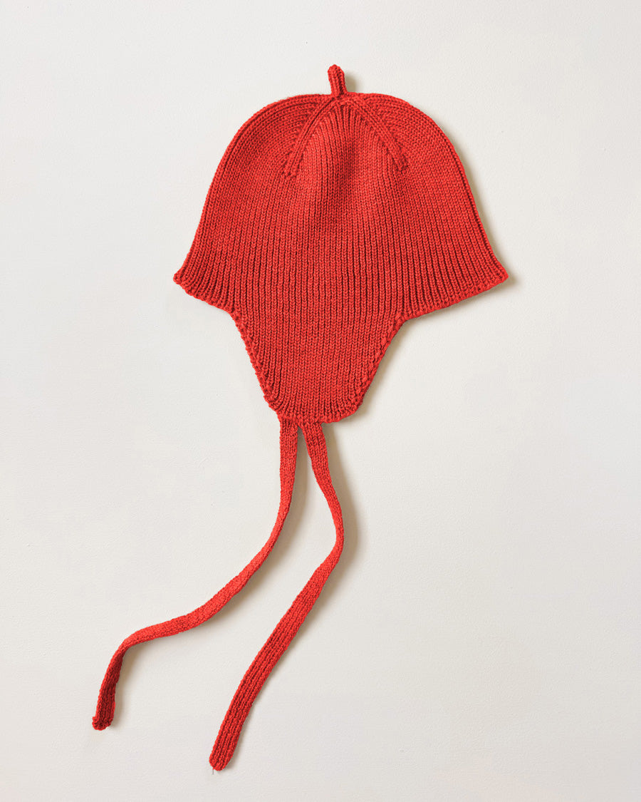 Wollen mutsje Kota - red