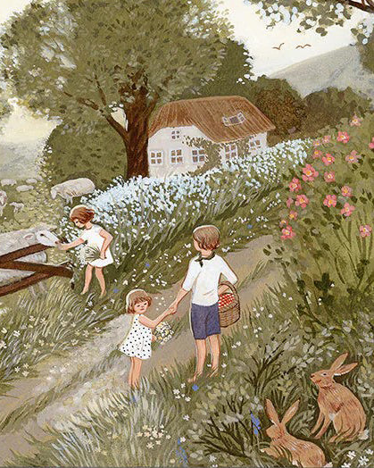 Gevouwen kaart - cow parsley