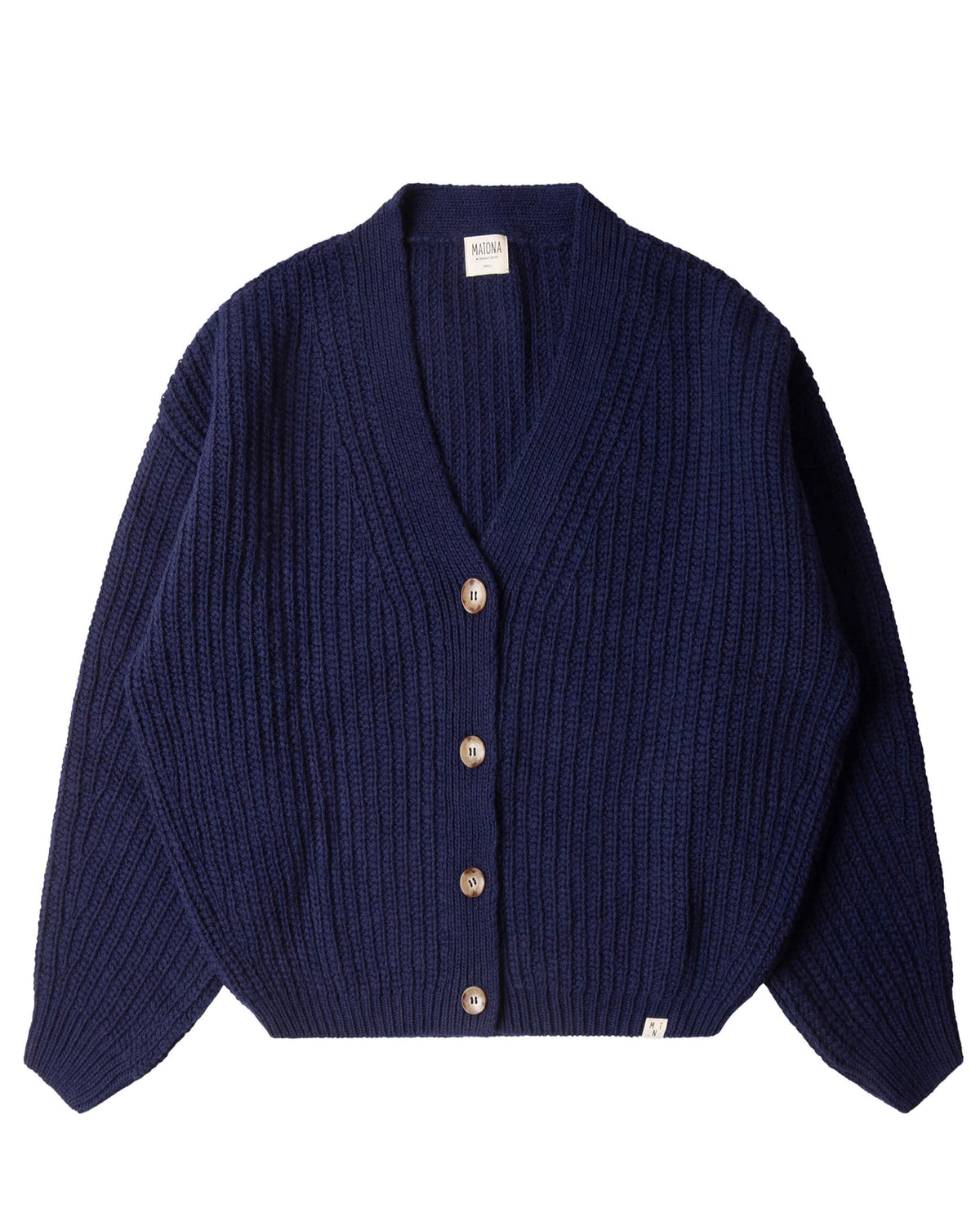 Gebreid vest - navy