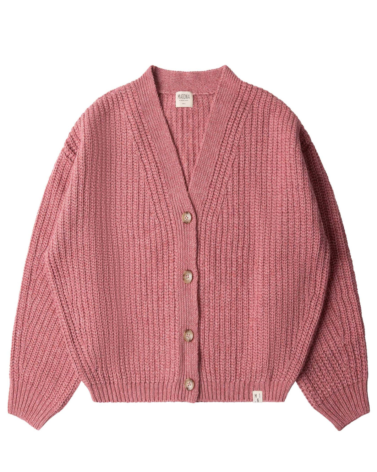 Gebreid vest - rose