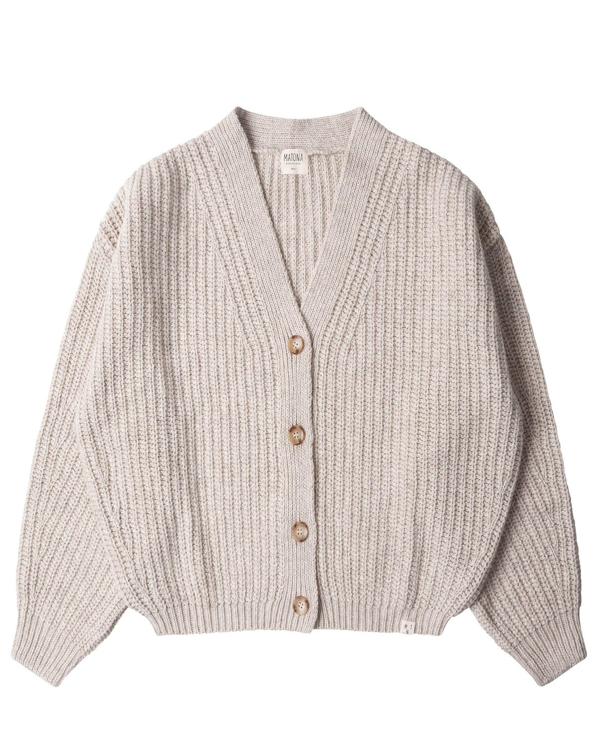 Gebreid vest - salt