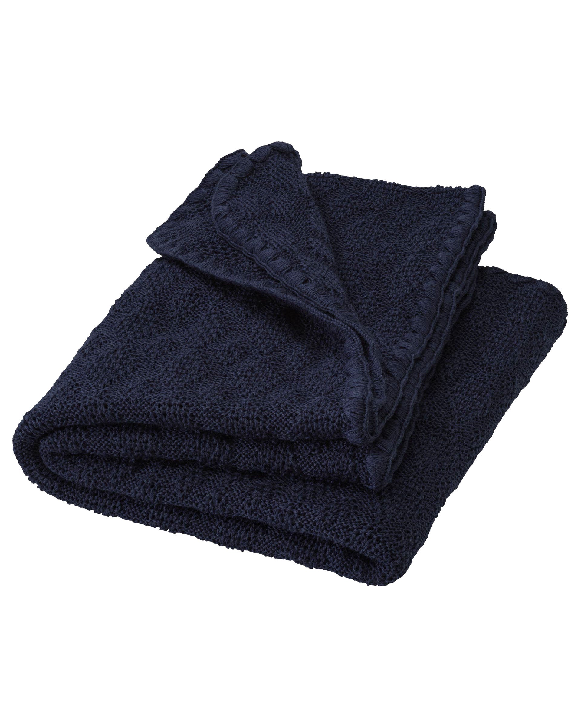 Baby deken van wol - donkerblauw  (exclusief bij Ziloen)