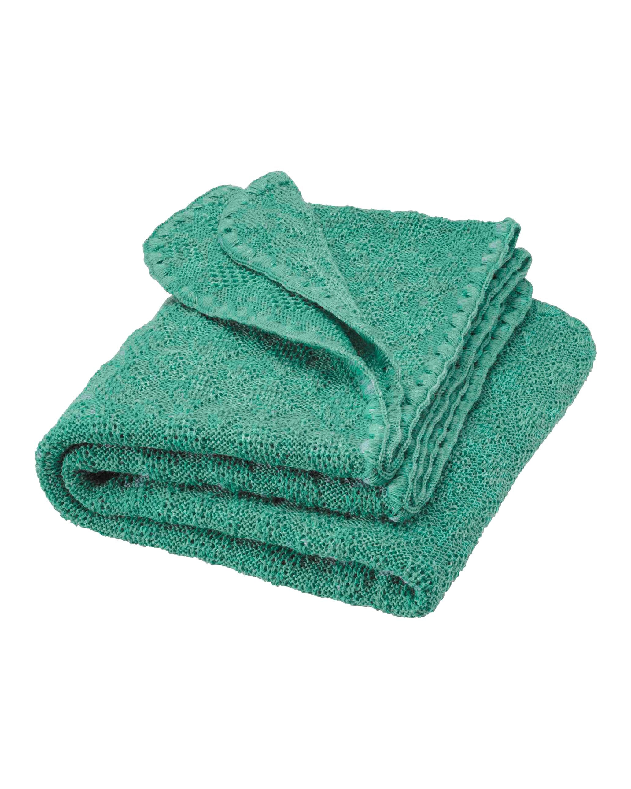 Baby deken van wol - mint (exclusief bij Ziloen)