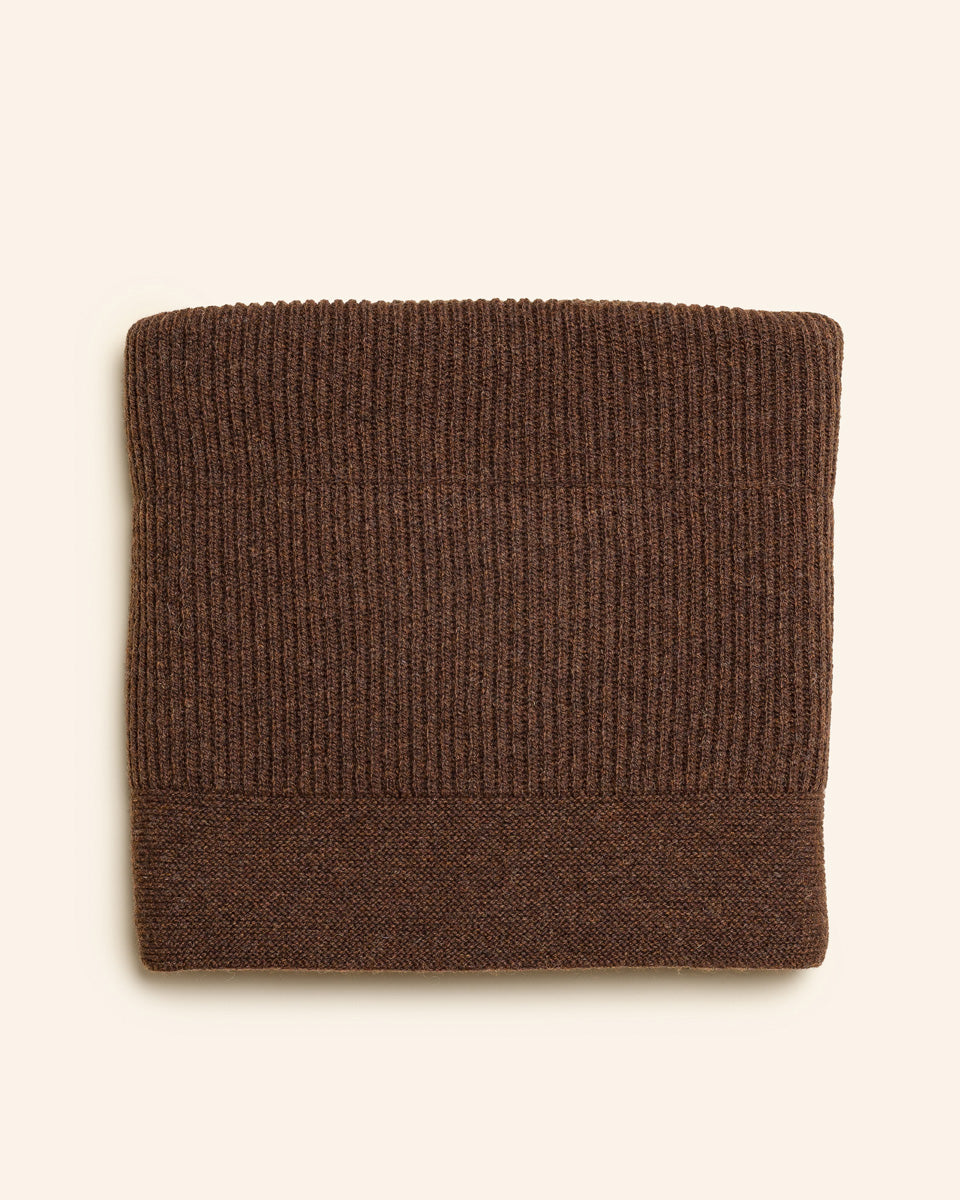 Crib blanket Gaston - dark brown