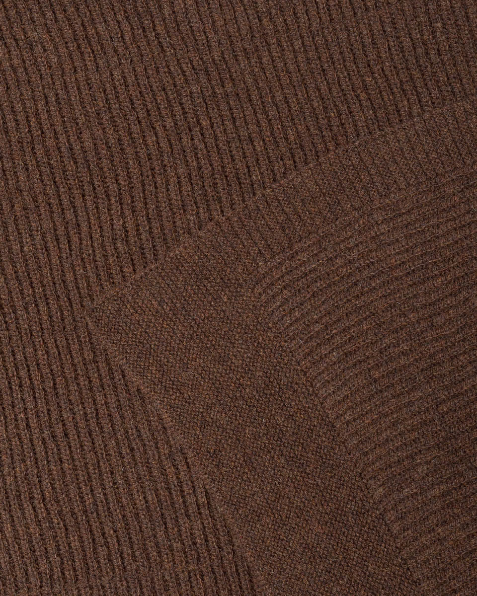 Crib blanket Gaston - dark brown