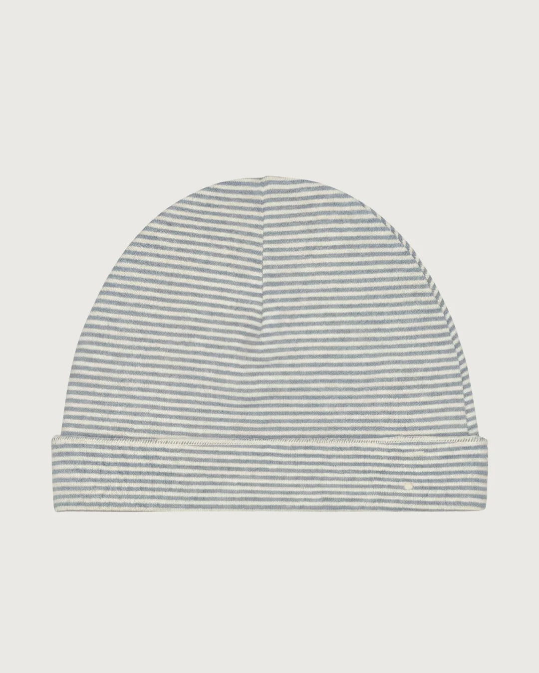 Baby beanie - stone gray/ cream
