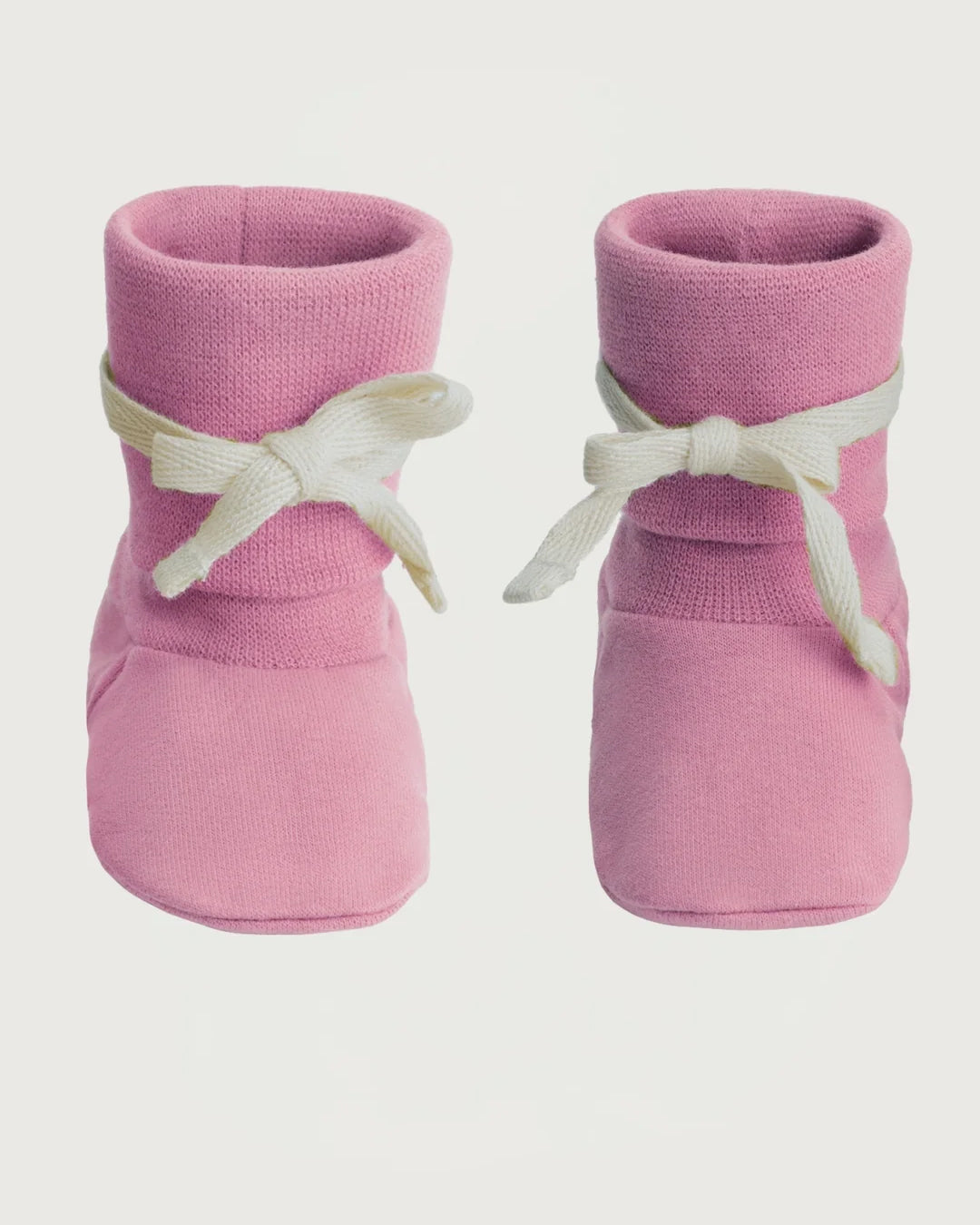 Ribgebreide babyslofjes - bubblegum
