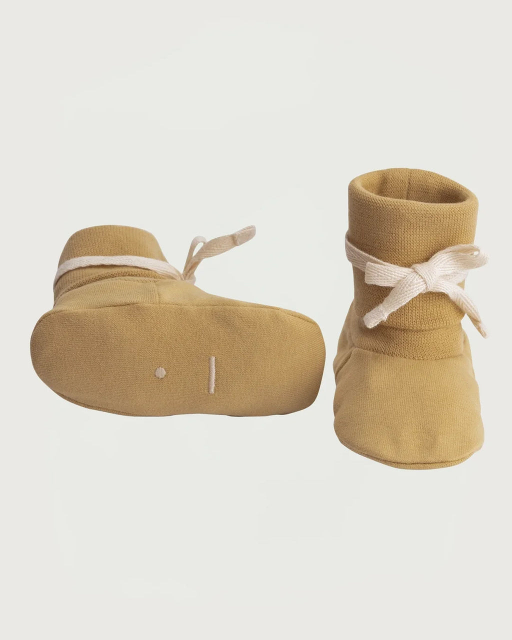 Ribgebreide babyslofjes - cookie