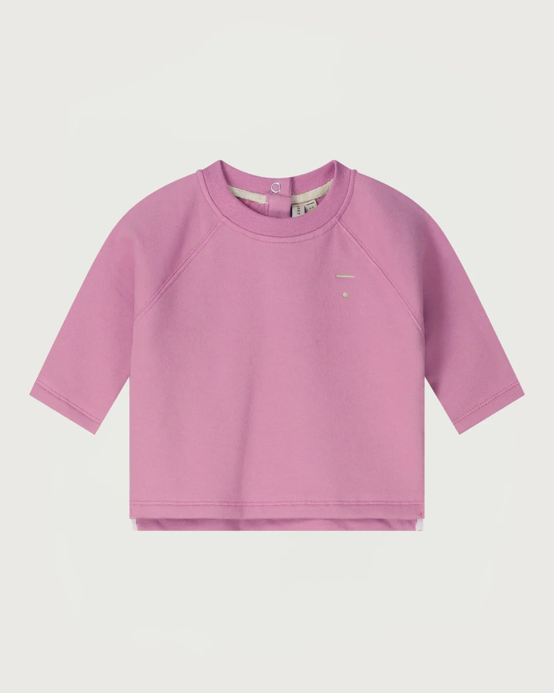Oversized baby sweater - bubblegum