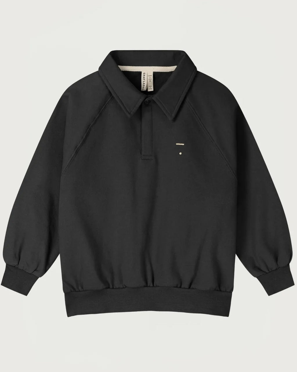 Polo sweatshirt - pirate black