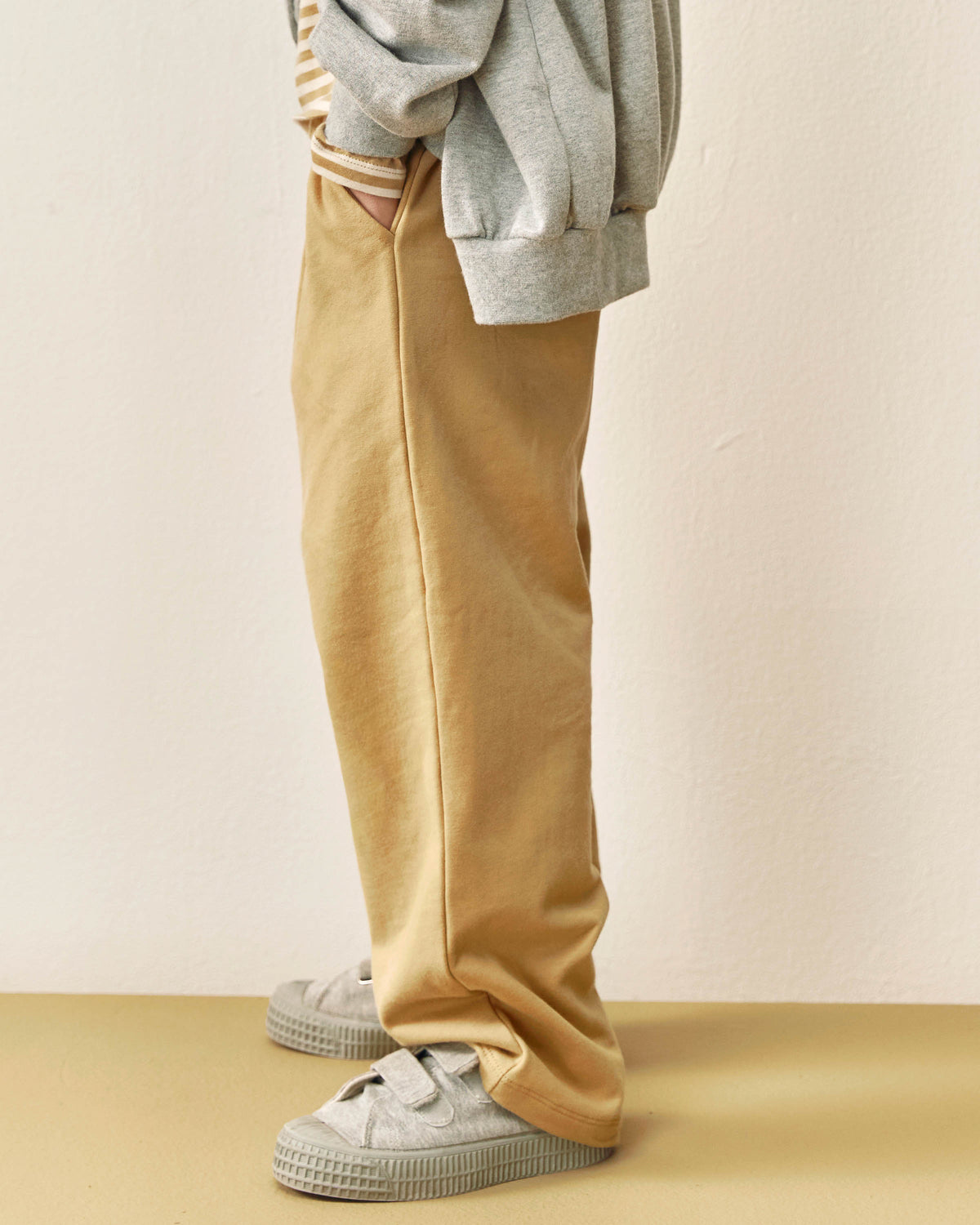 Baggy oversized kinderbroek - cookie