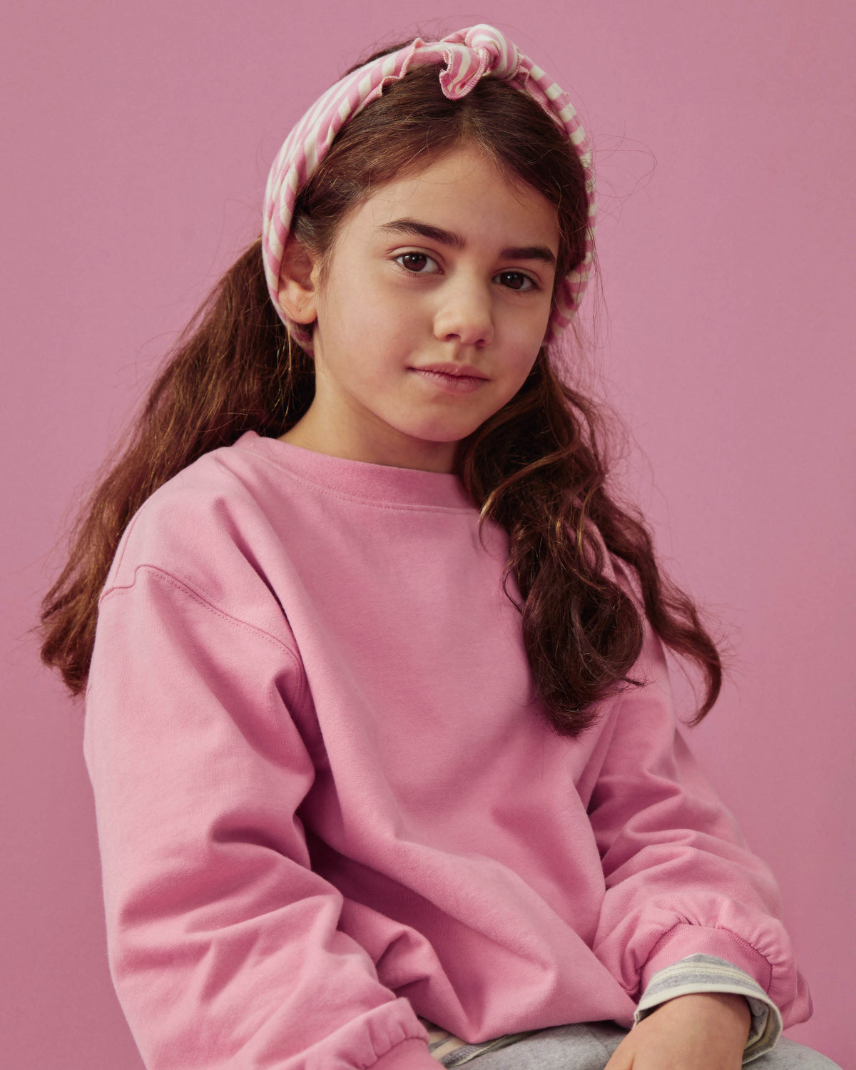 Oversized kindertrui - bubblegum