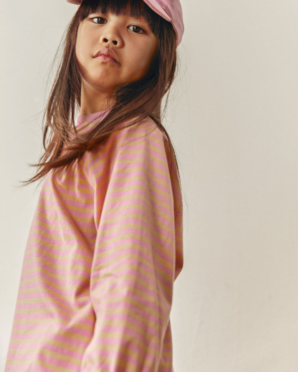 Oversized longsleeve - bubblegum/cookie