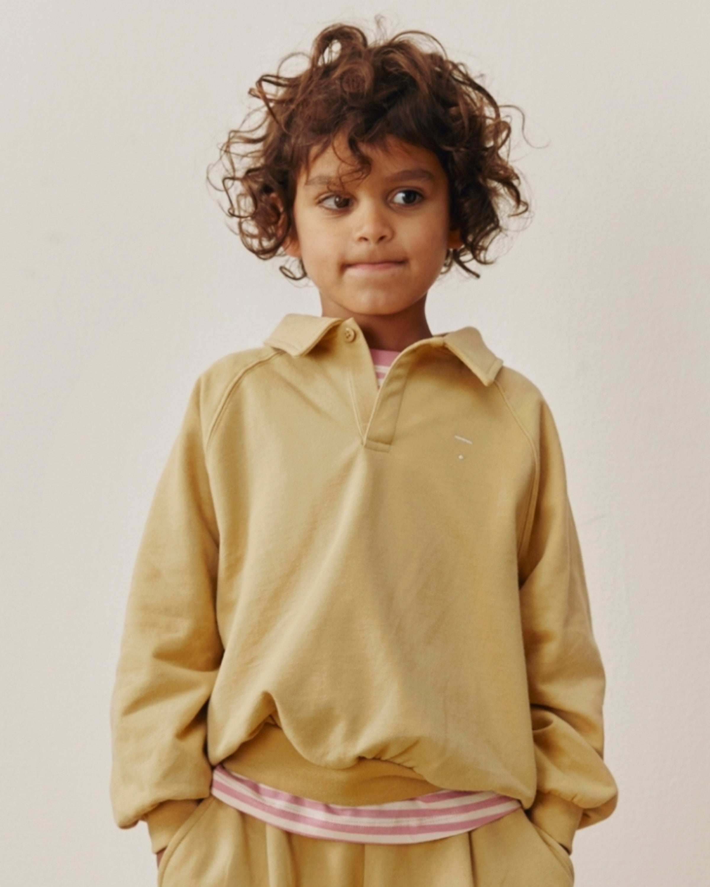 Polo sweatshirt - cookie