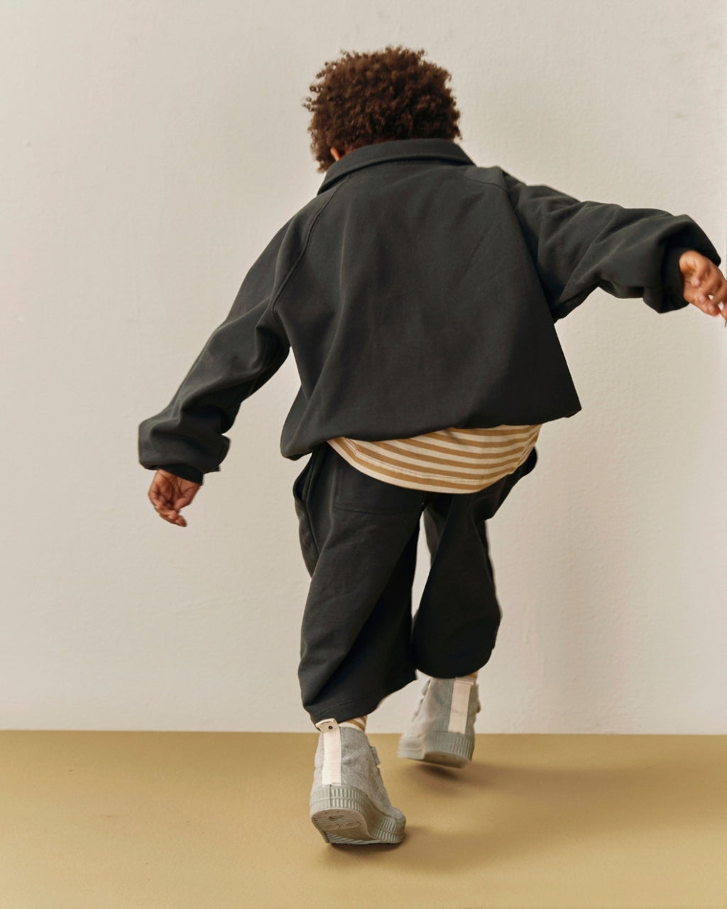 Polo sweatshirt - pirate black