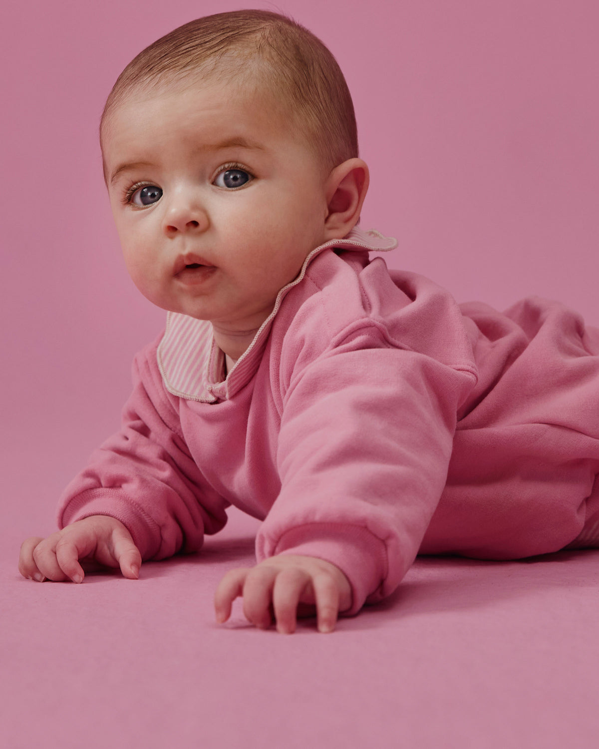 Baby legging - bubblegum/cream