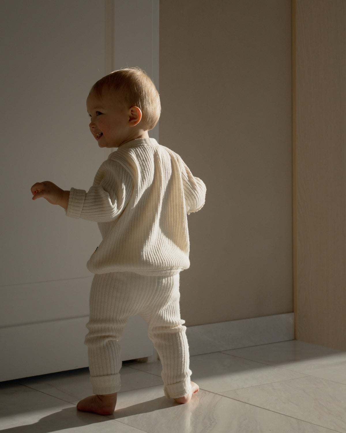 Heavy rib vest - naturel