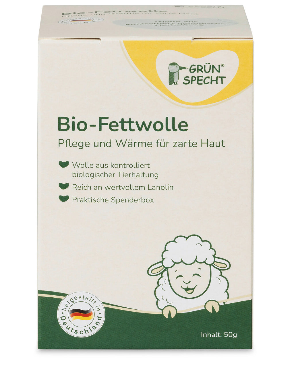 Heil/vette wol wol (50 gram)