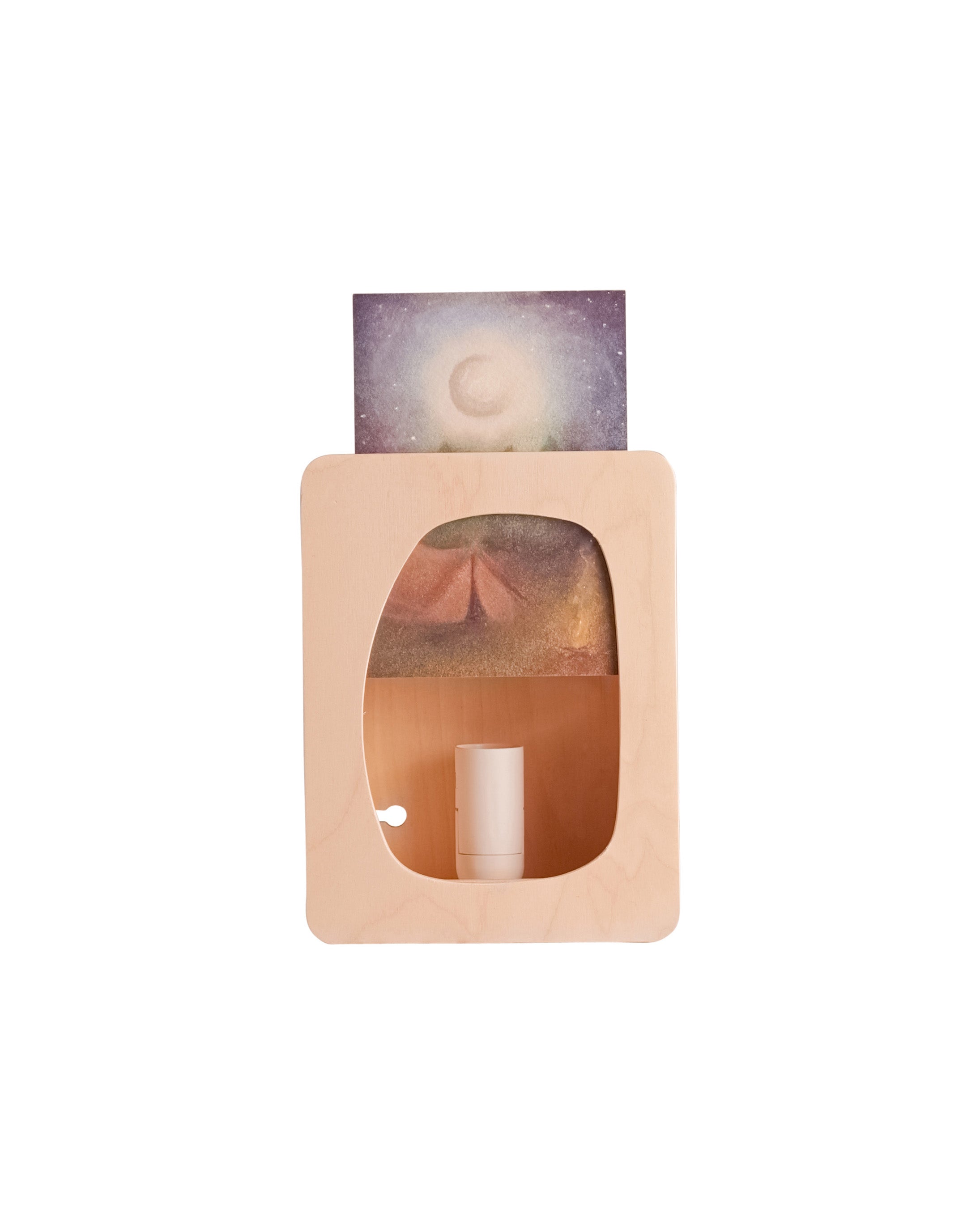 Wooden photo light - arc