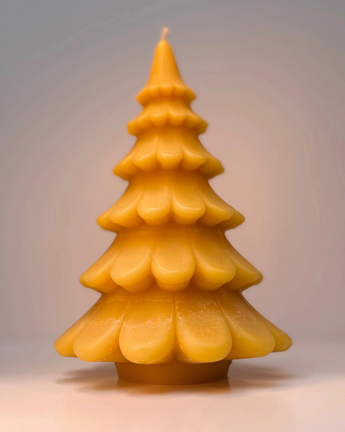 Bijenwas kaars - kerstboom xxl
