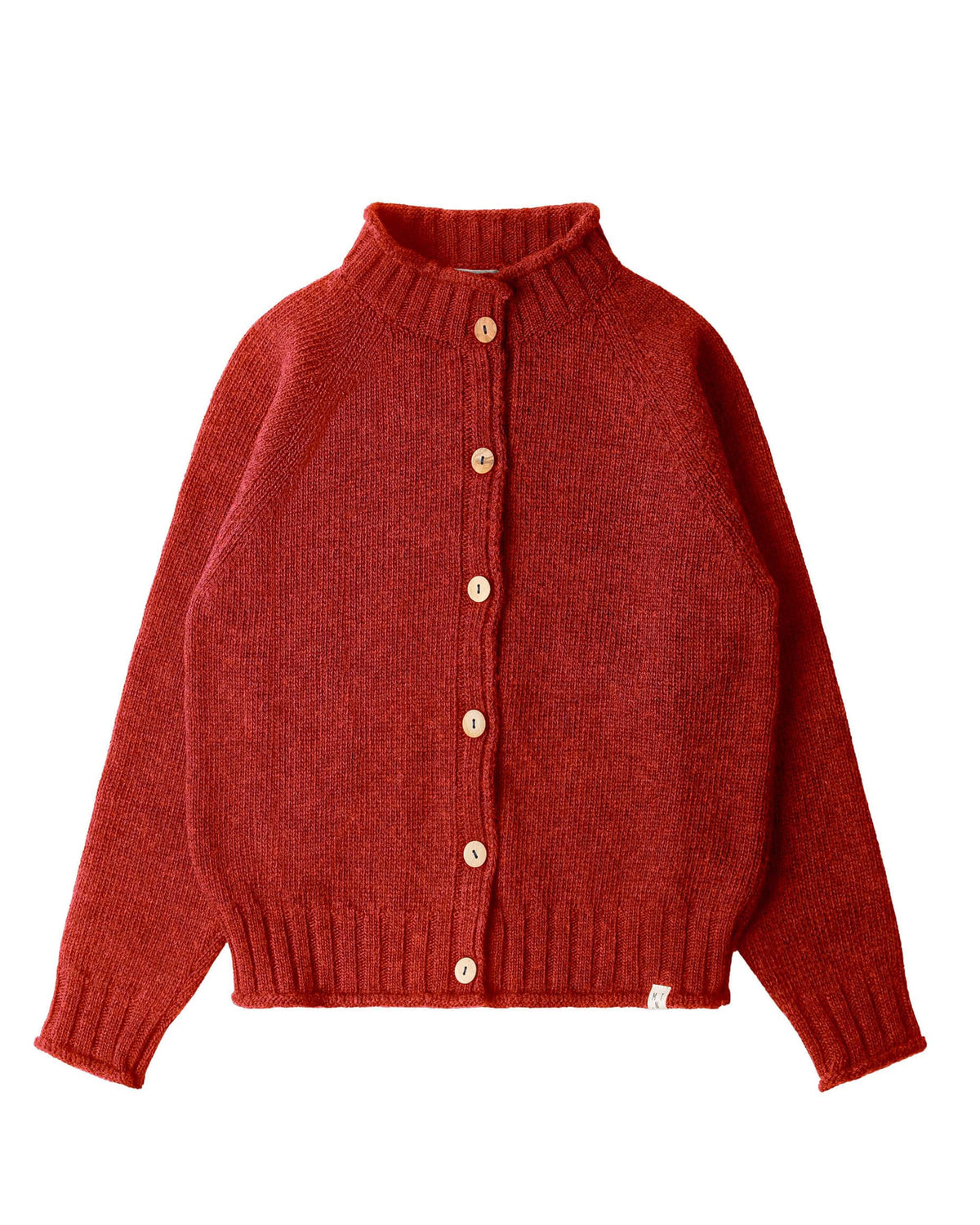 Children's cardigan - cranberry