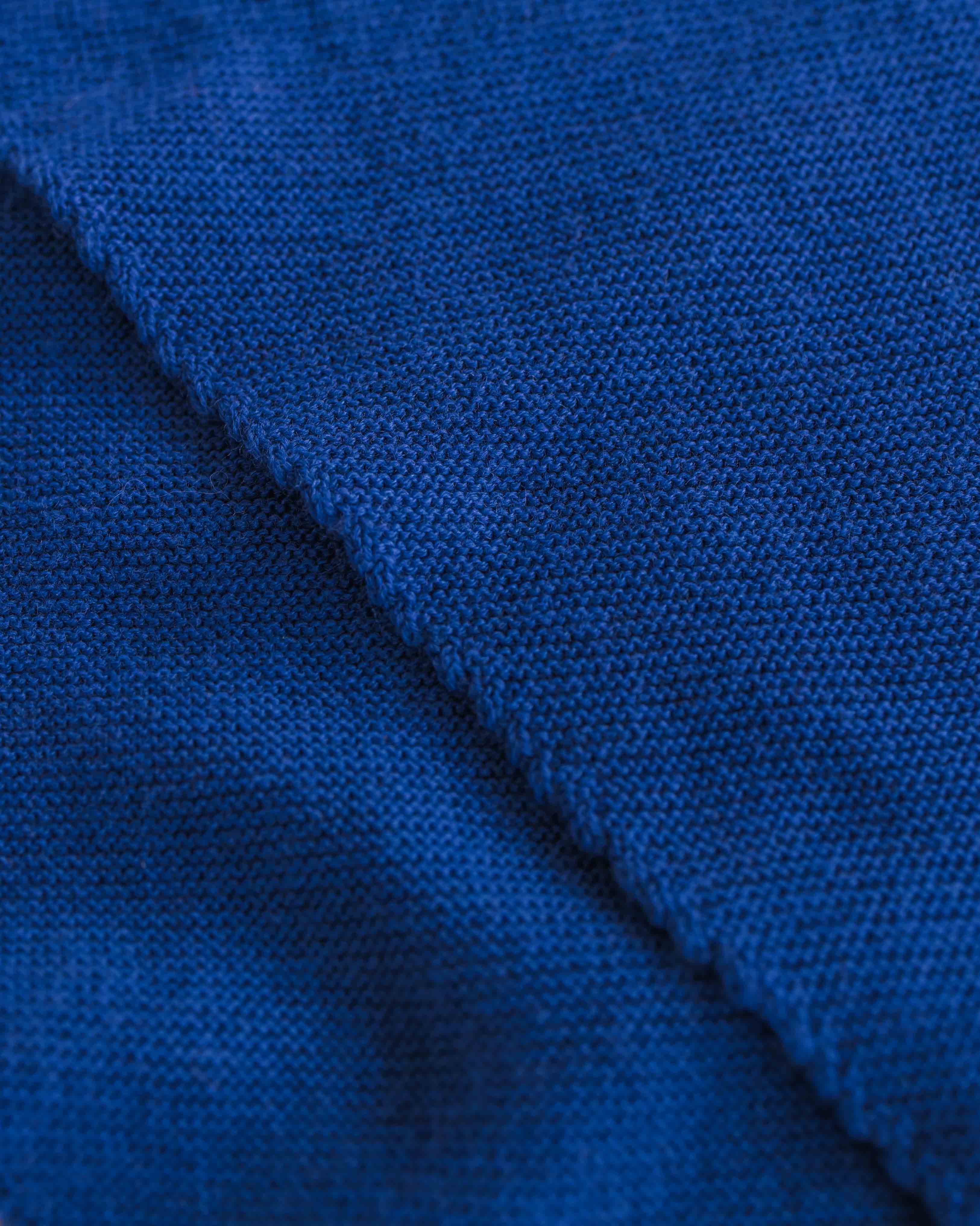 Soft wool scarf Josephina - cobalt blue 