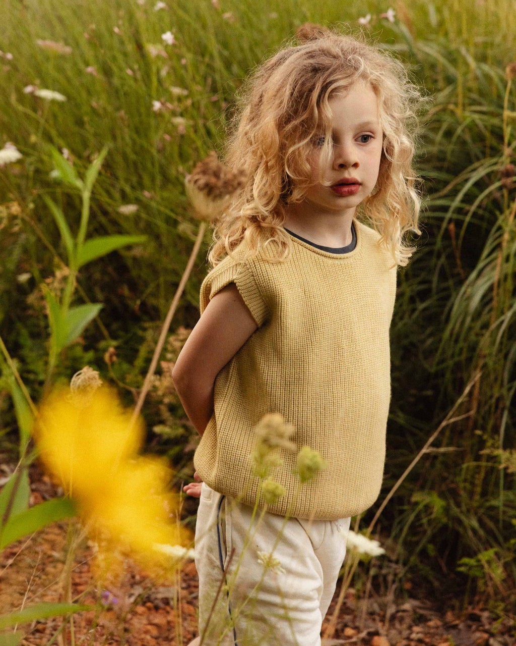 Cardigan Harvey - light yellow