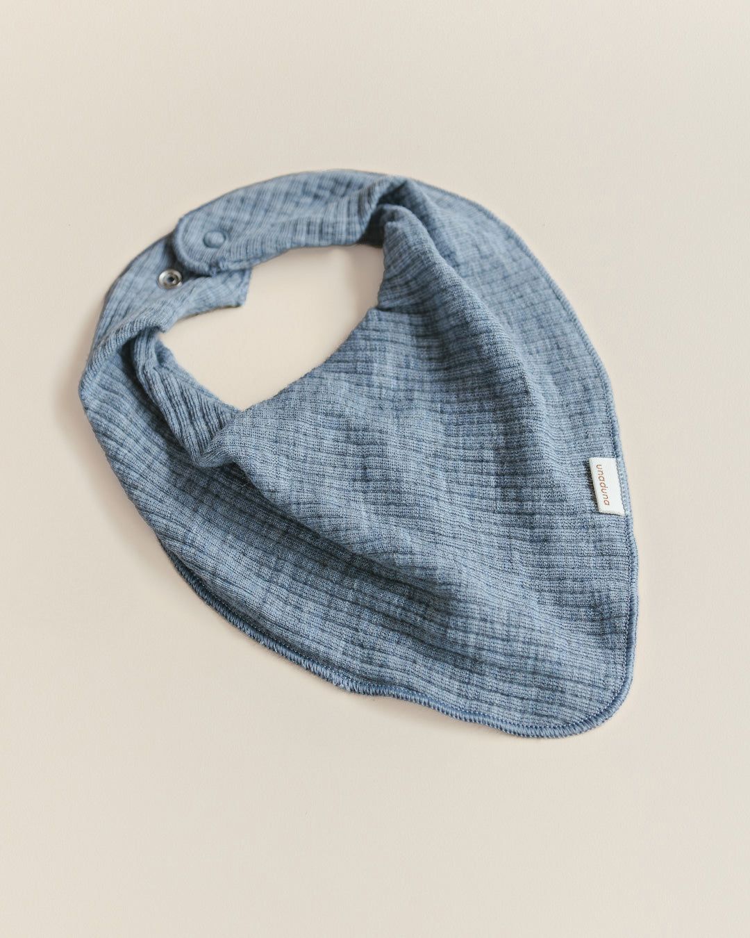 Bib scarf of wool rib - nila