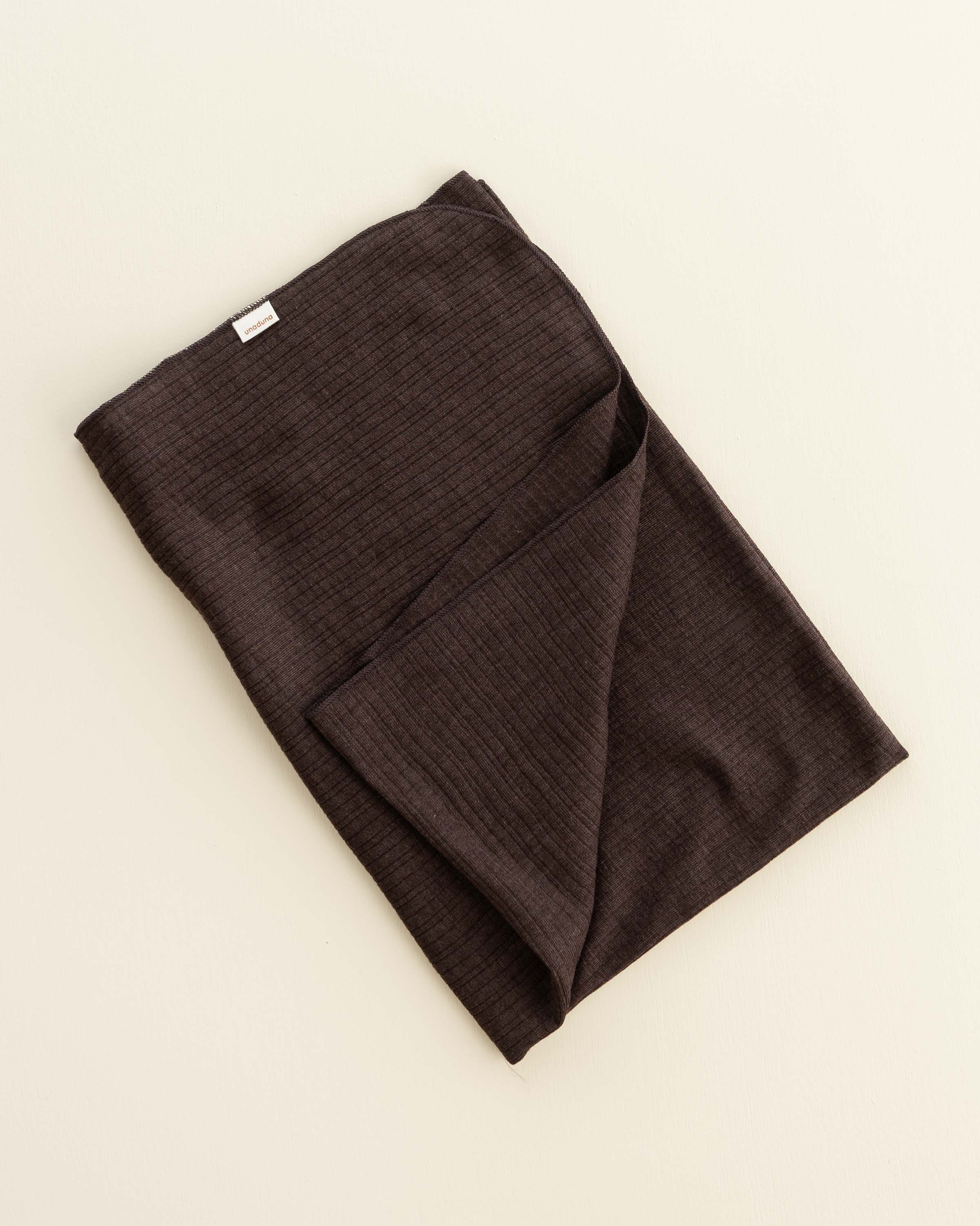 Baby blanket made of wool/silk - cocoa