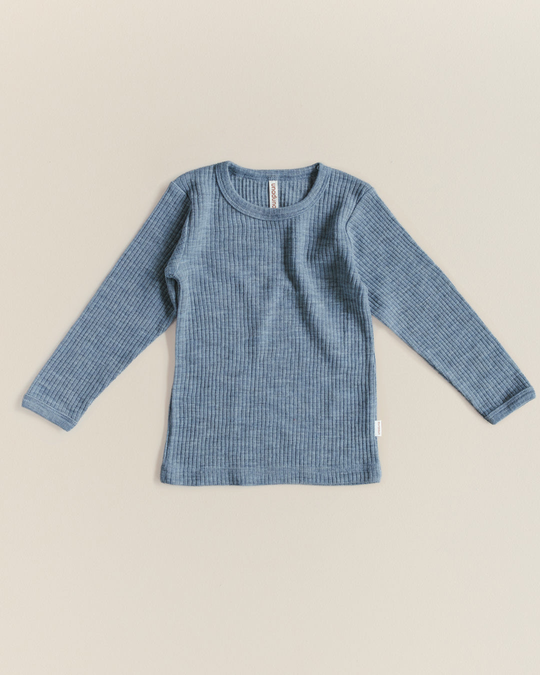 Kids longsleeve of  wool rib - nila