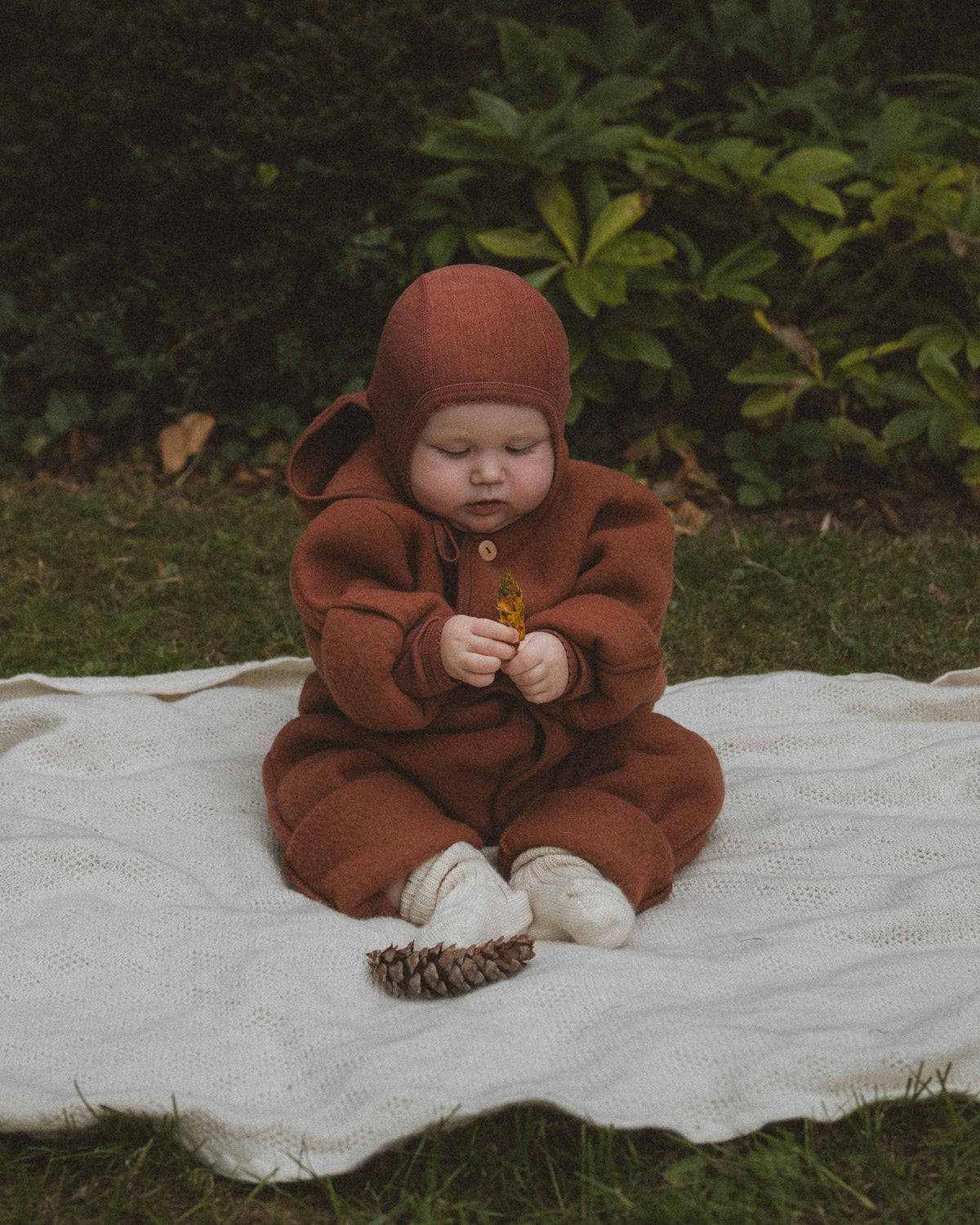 Overall wolfleece - henna dune