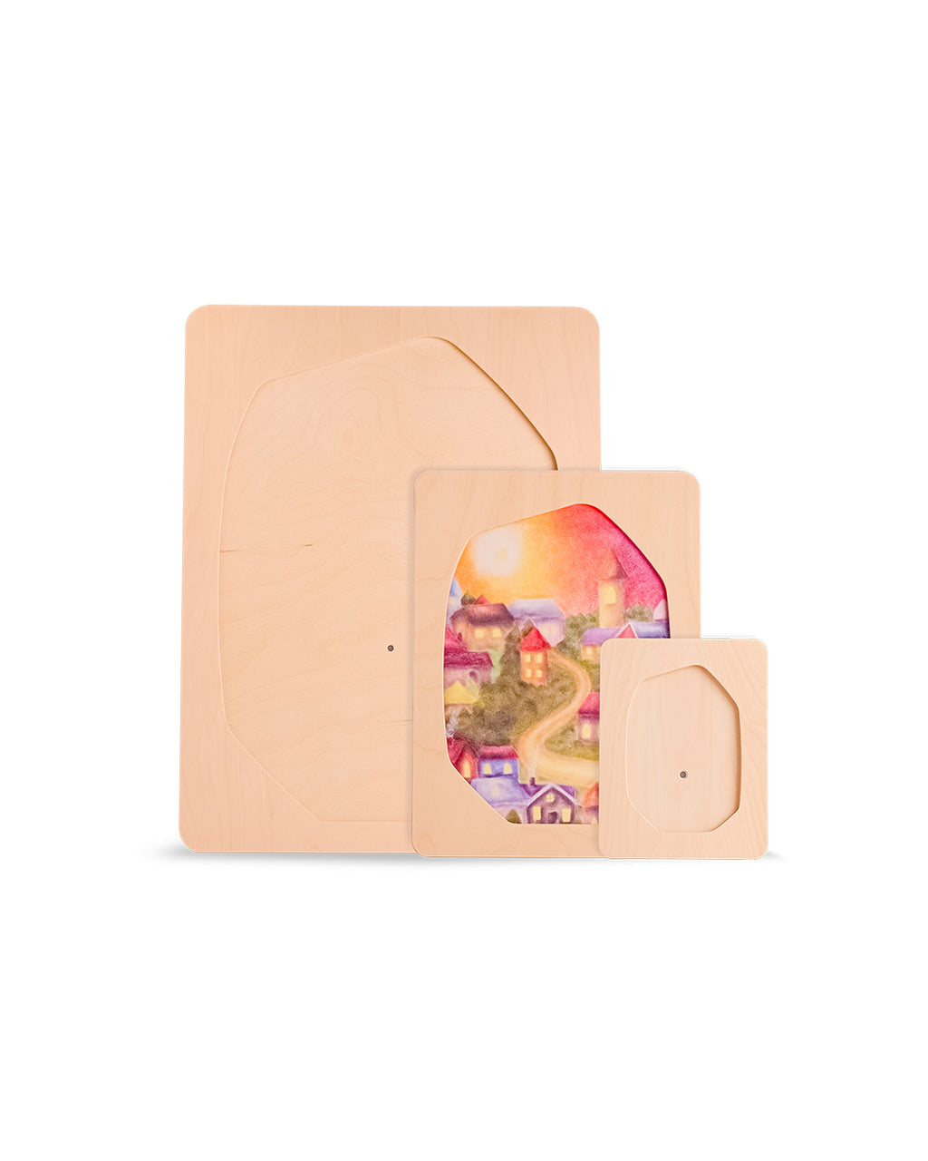 Wooden picture frame - angled