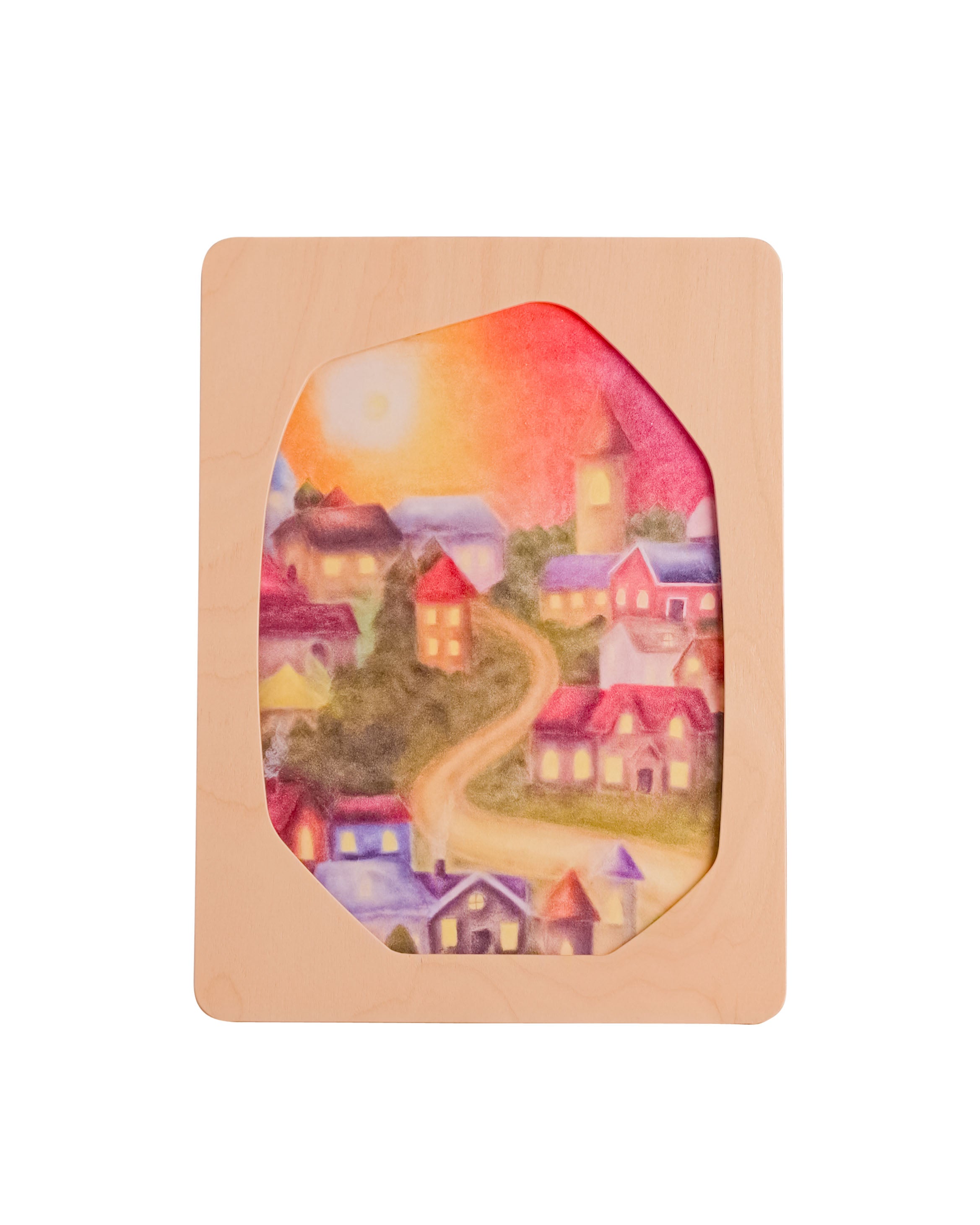 Wooden picture frame - angled