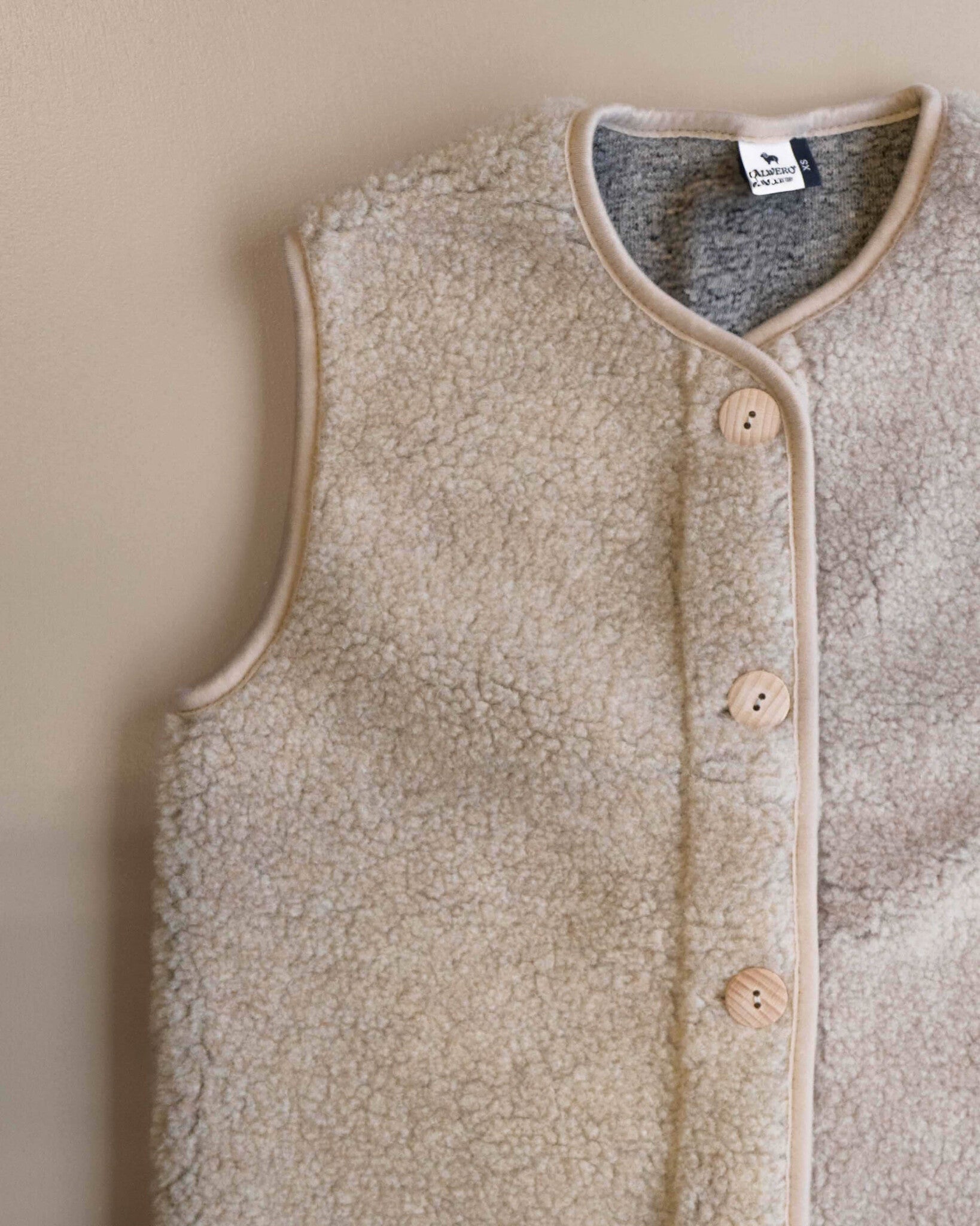 Alwero - dames vest PO - sand brown-2