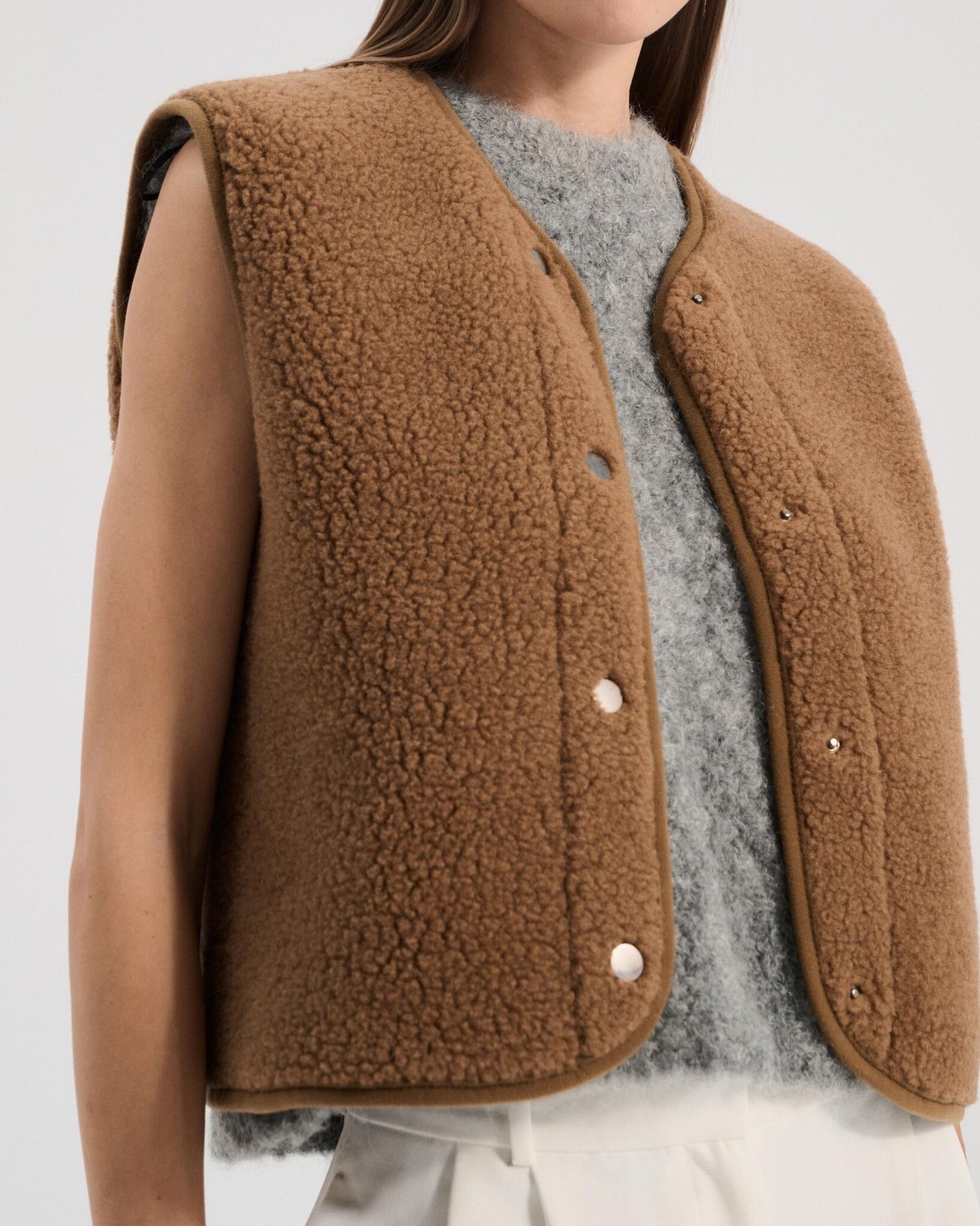 Alwero Dames bodywarmer TYB - teddy brown1