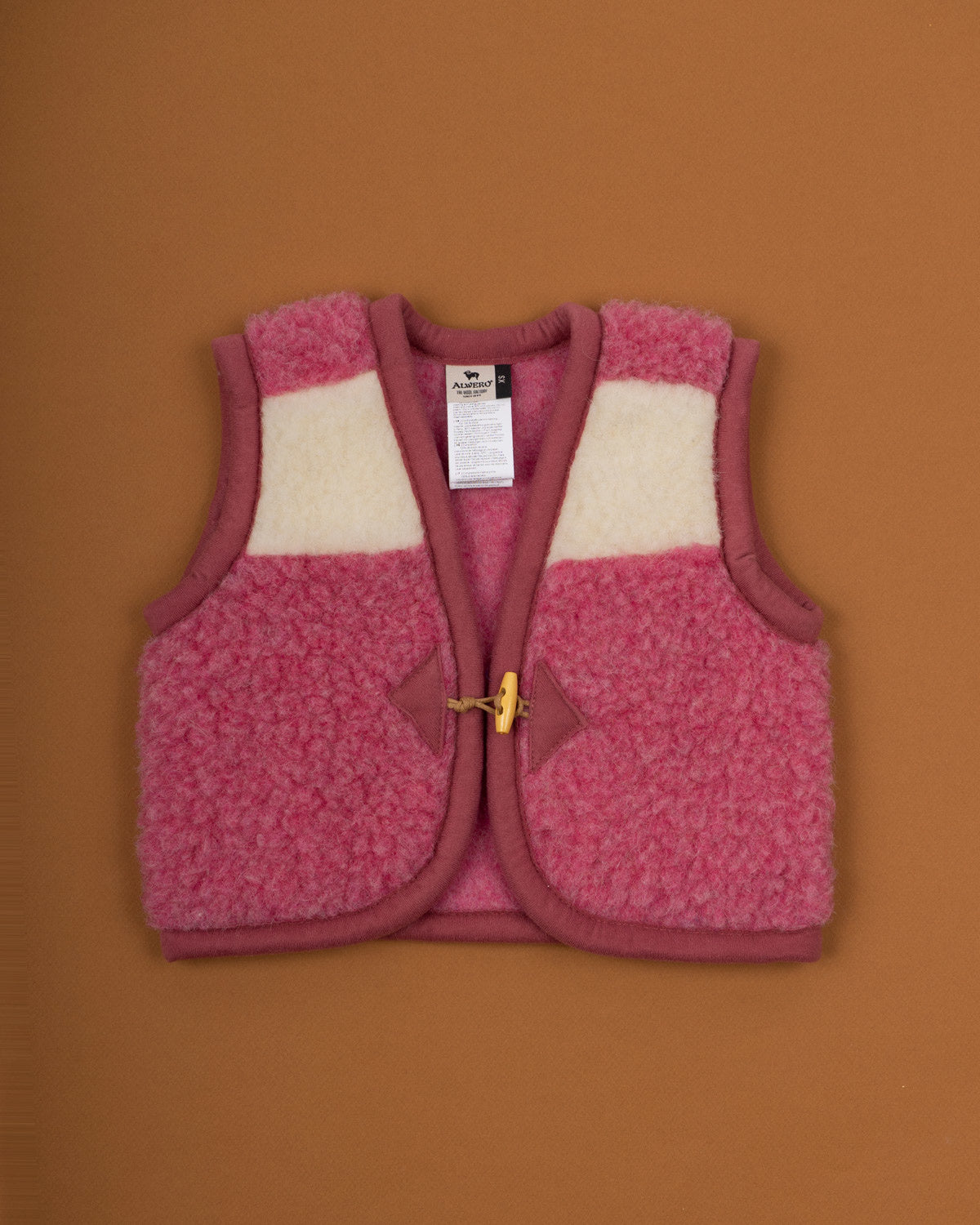 Alwero-gillet-van-wol-roze-wit