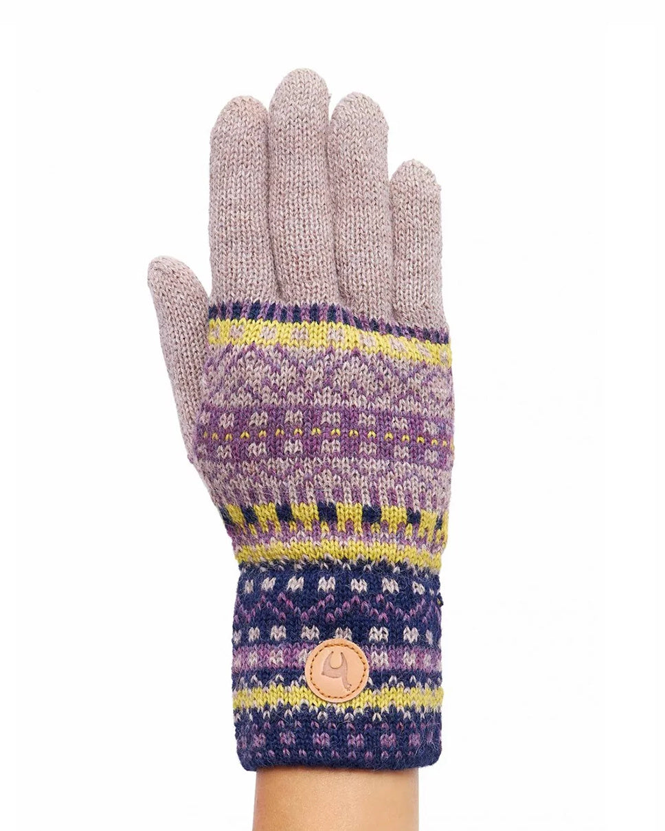 Apu Kuntur alpaca handschoenen paars