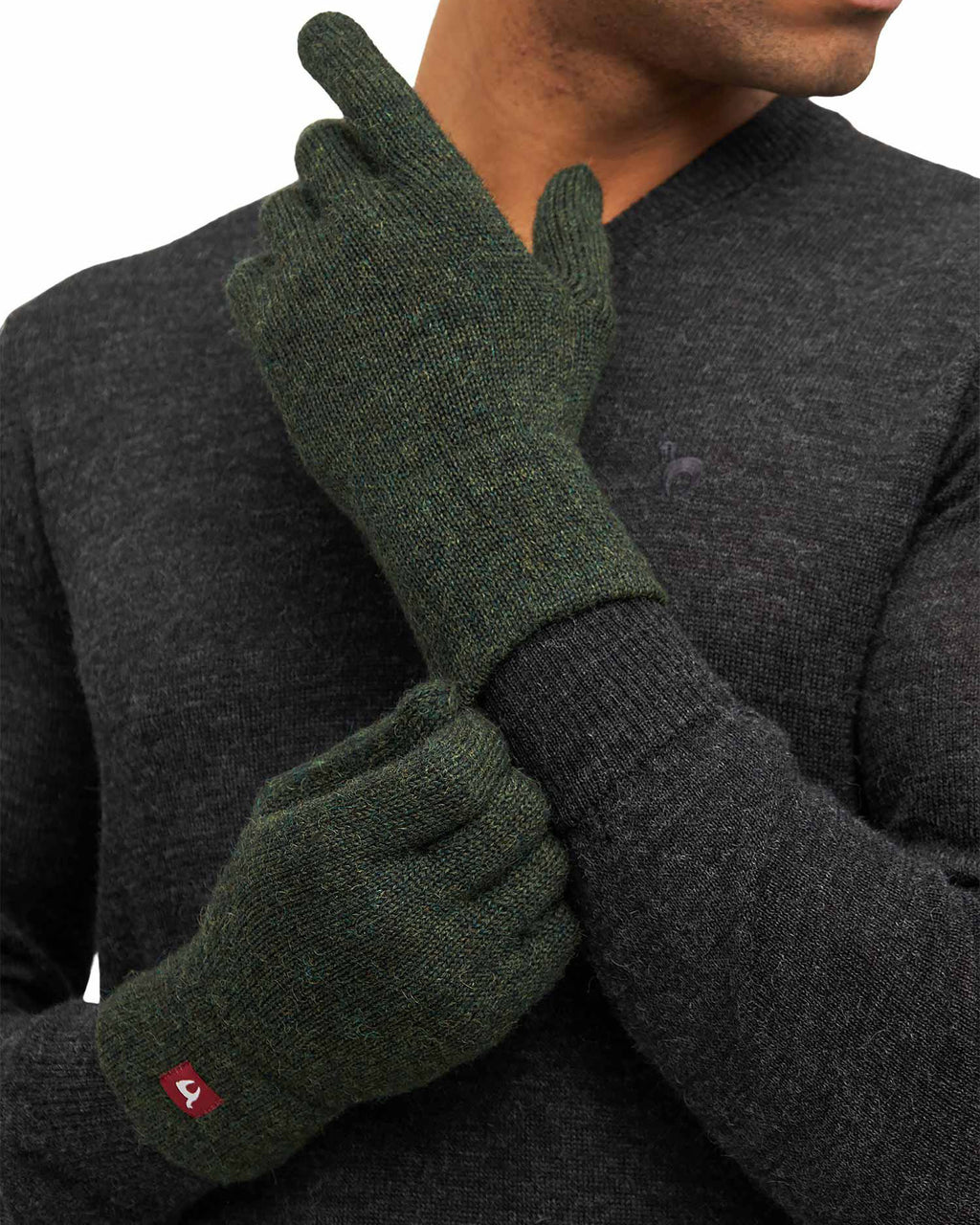 Apu Kuntur handschoenen alpaka groen_3