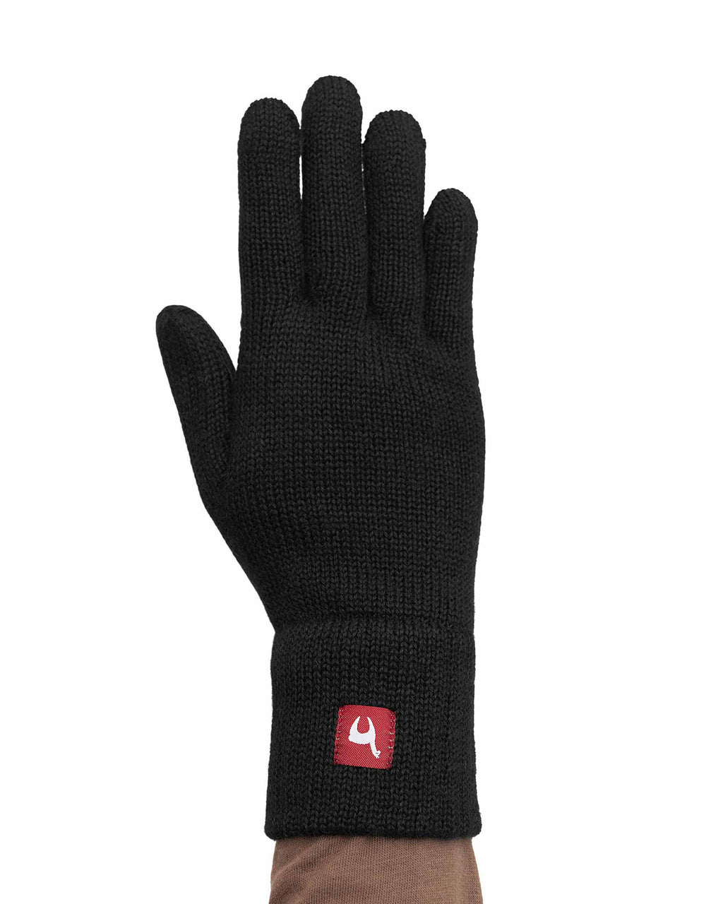 Apu Kuntur handschoenen alpaka zwart