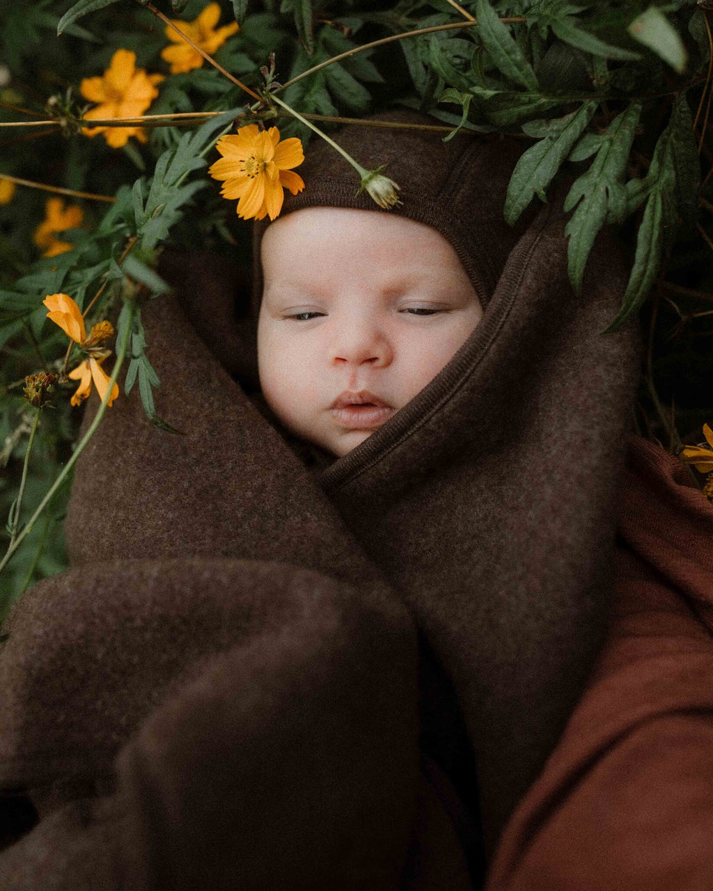Baby deken wolfleece - cocoa_-3
